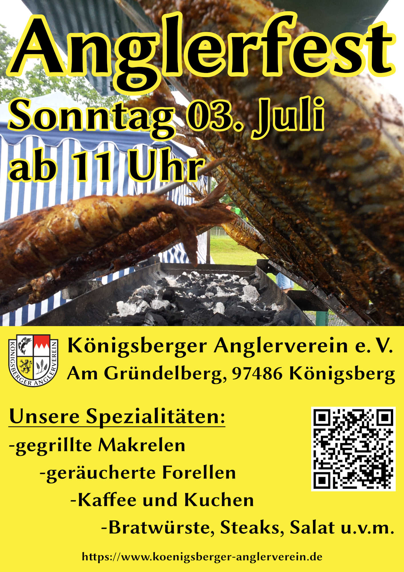 news/img/Anglerfest des Königsberger Anglervereins e. V. am 03. Juli, Am Gründelberg 97486 Königsberg