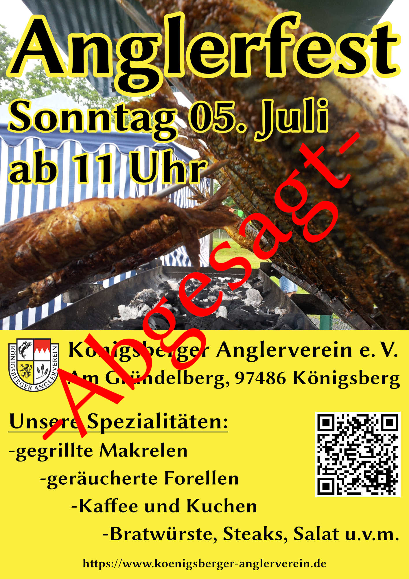 news/img/Anglerfest des Königsberger Anglervereins e. V. am 05. Juli, Am Gründelberg 97486 Königsberg