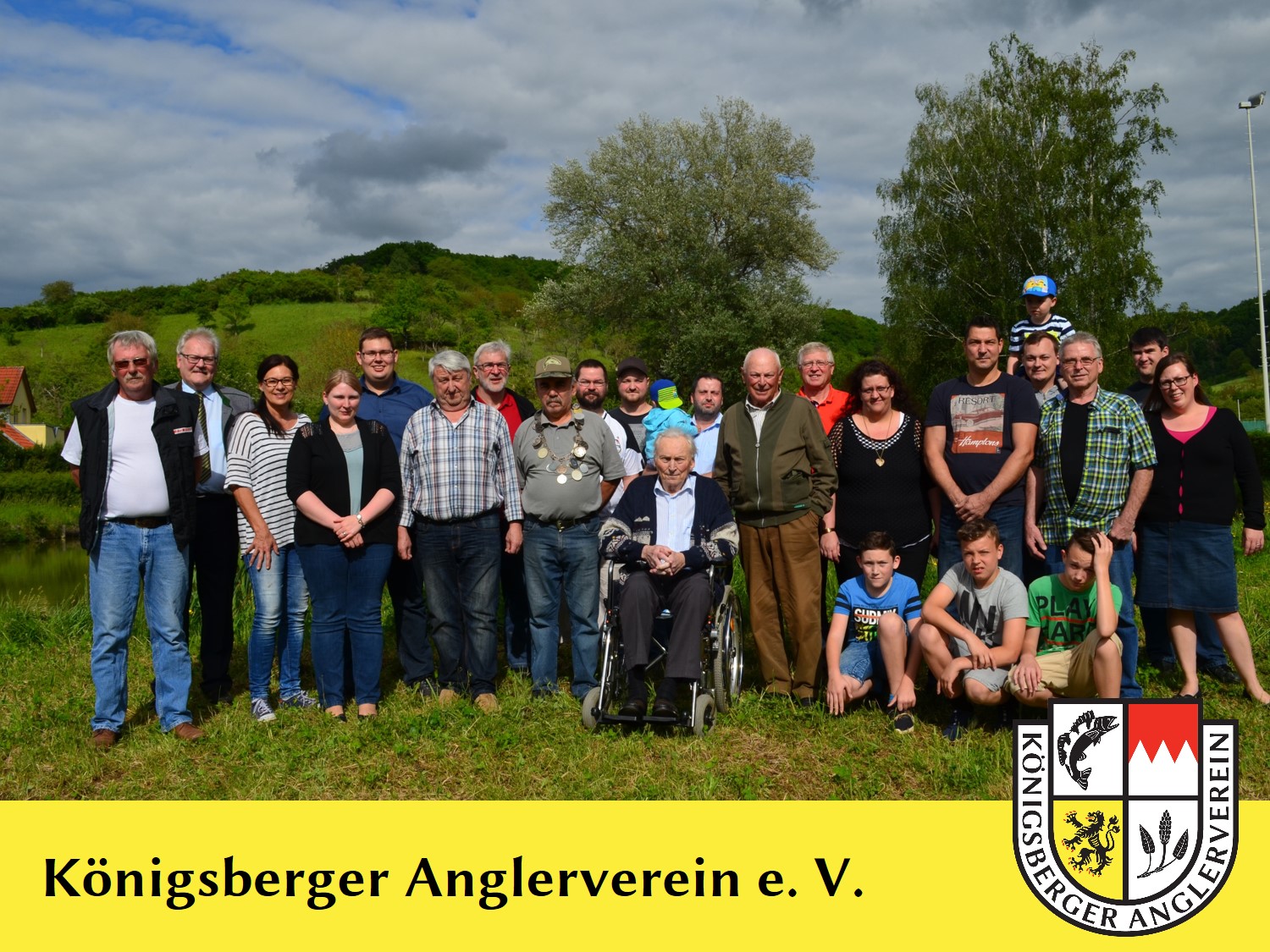 news/img/Gruppenbild zum 50-jährigem Jubiläum des Königsberger Anglervereins.